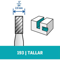 Thumbnail for Accesorio Escariador 193 Alta Velocidad Paralelo 5/64 In 2615000193 Dremel