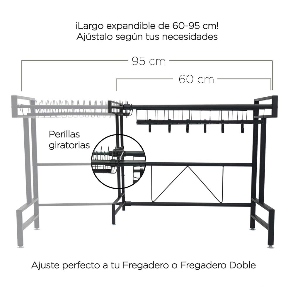 Escurridor De Platos Acero Inoxidable Para Fregadero