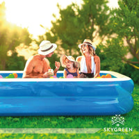 Thumbnail for Alberca Inflable Piscina Familiar Juego Acuatico 190x 135cm