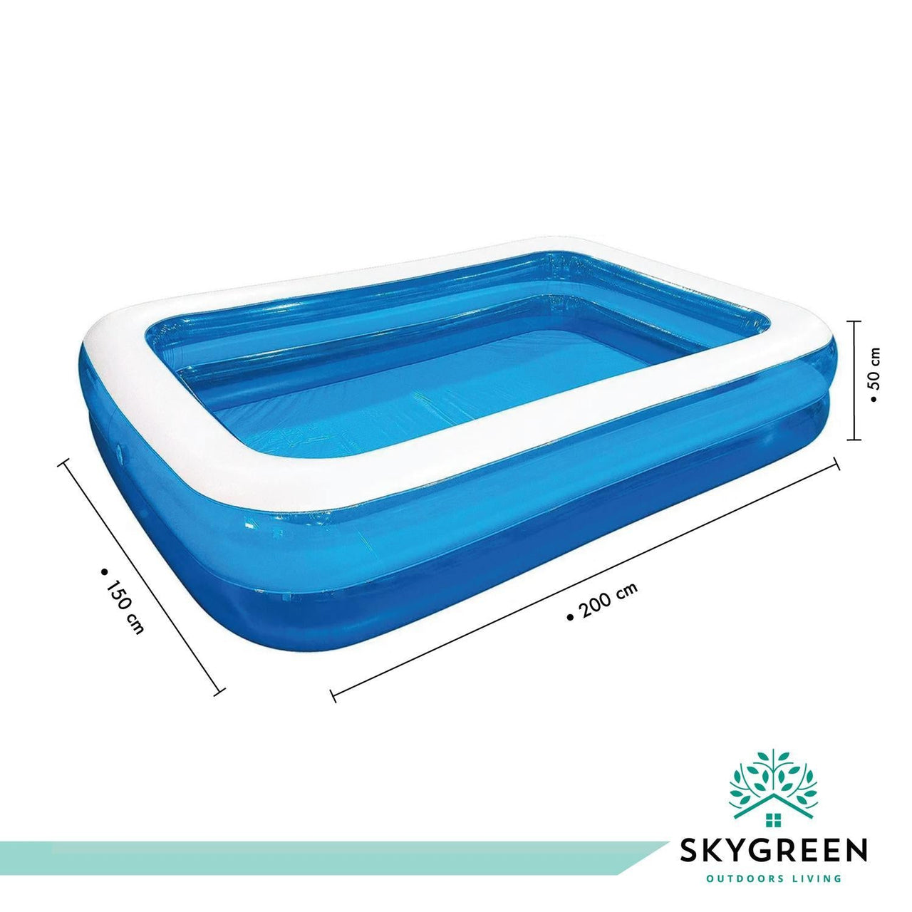 Alberca Inflable Piscina Familiar Juego Acuatico 190x 135cm