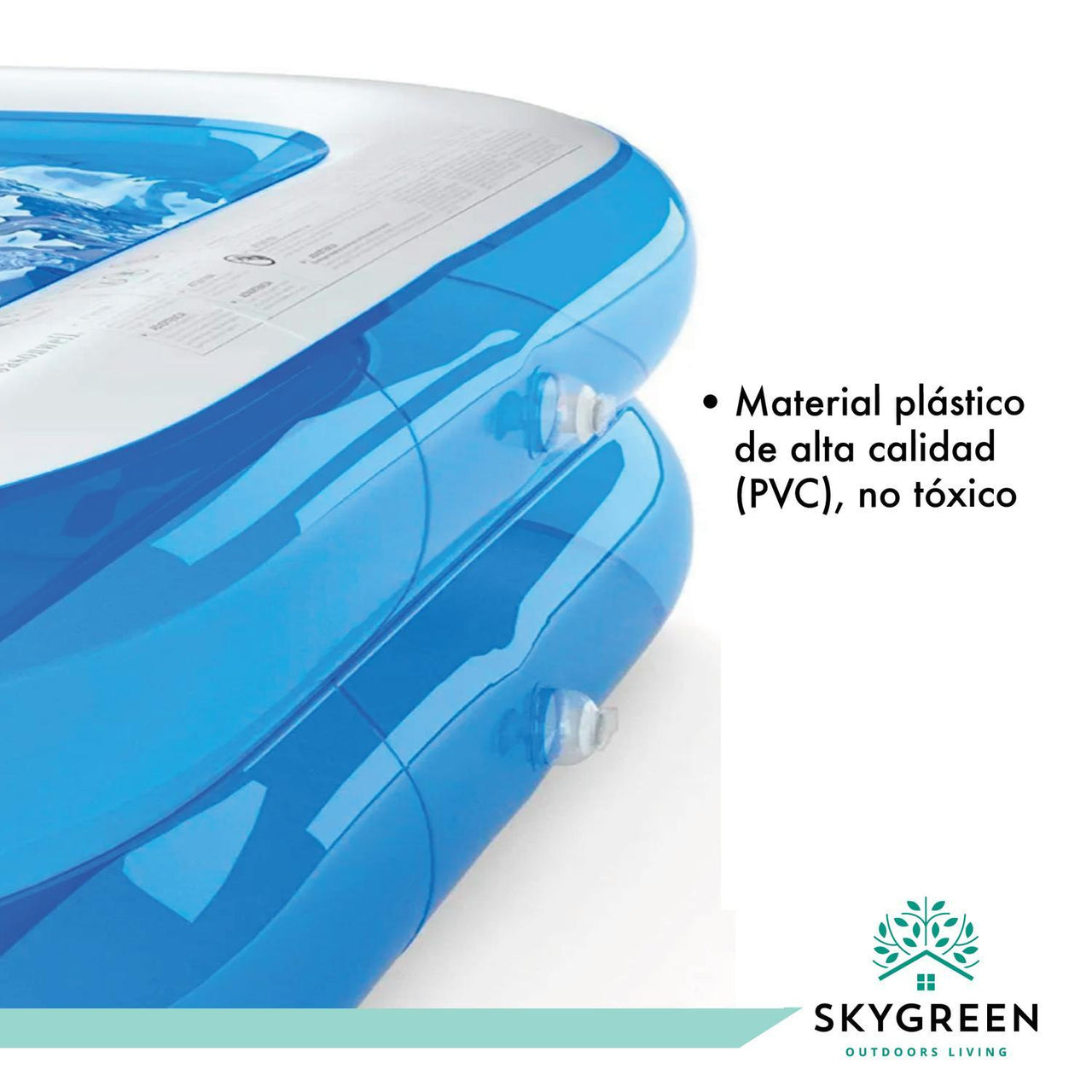 Alberca Inflable Piscina Familiar Juego Acuatico 190x 135cm