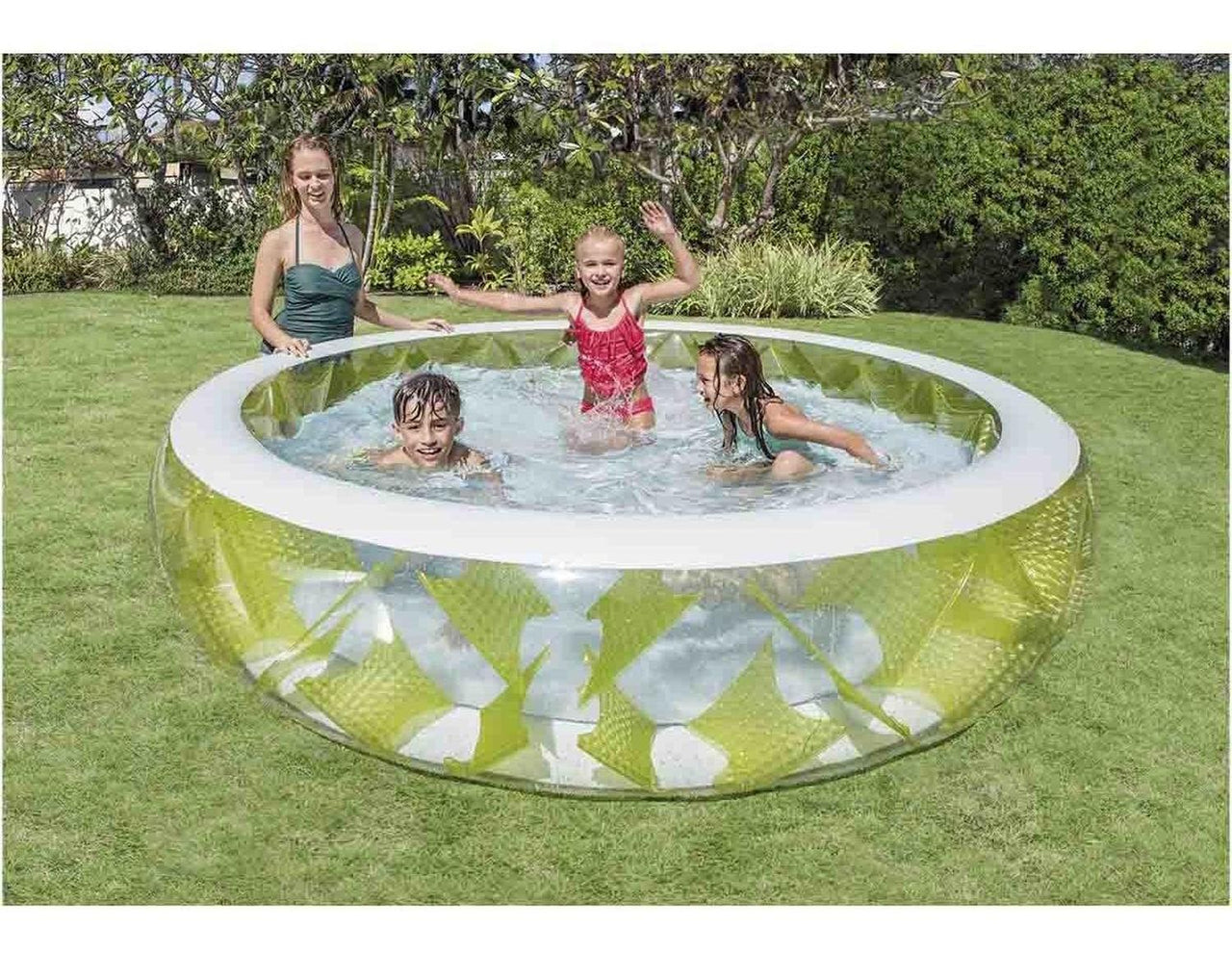 Alberca Piscina Circular Inflable Pinwheel Para Niños Intex