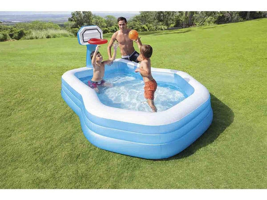 Alberca Piscina Familiar Canasta De Basketball Hogar Intex57183NP-INTEX