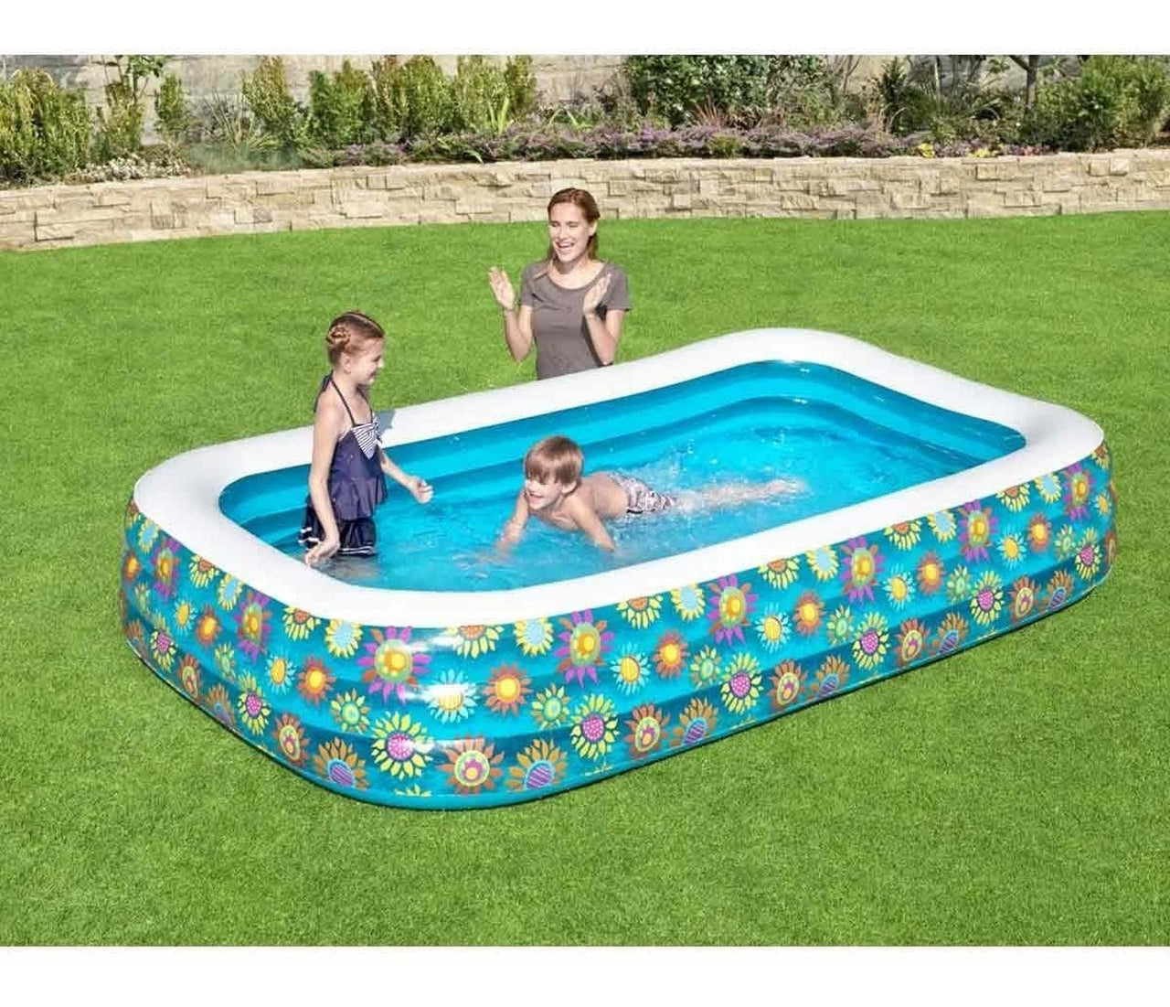 Alberca Piscina Inflable Rectangular 305 Cm Familiar Bestway