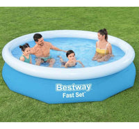 Thumbnail for Alberca Piscina Semi Inflable Con Bomba Filtro Set Bestway