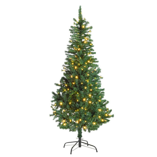 Árbol Navidad Artificial 2.10 M Con Luces LED Pino FrondosoSGXMASL210G