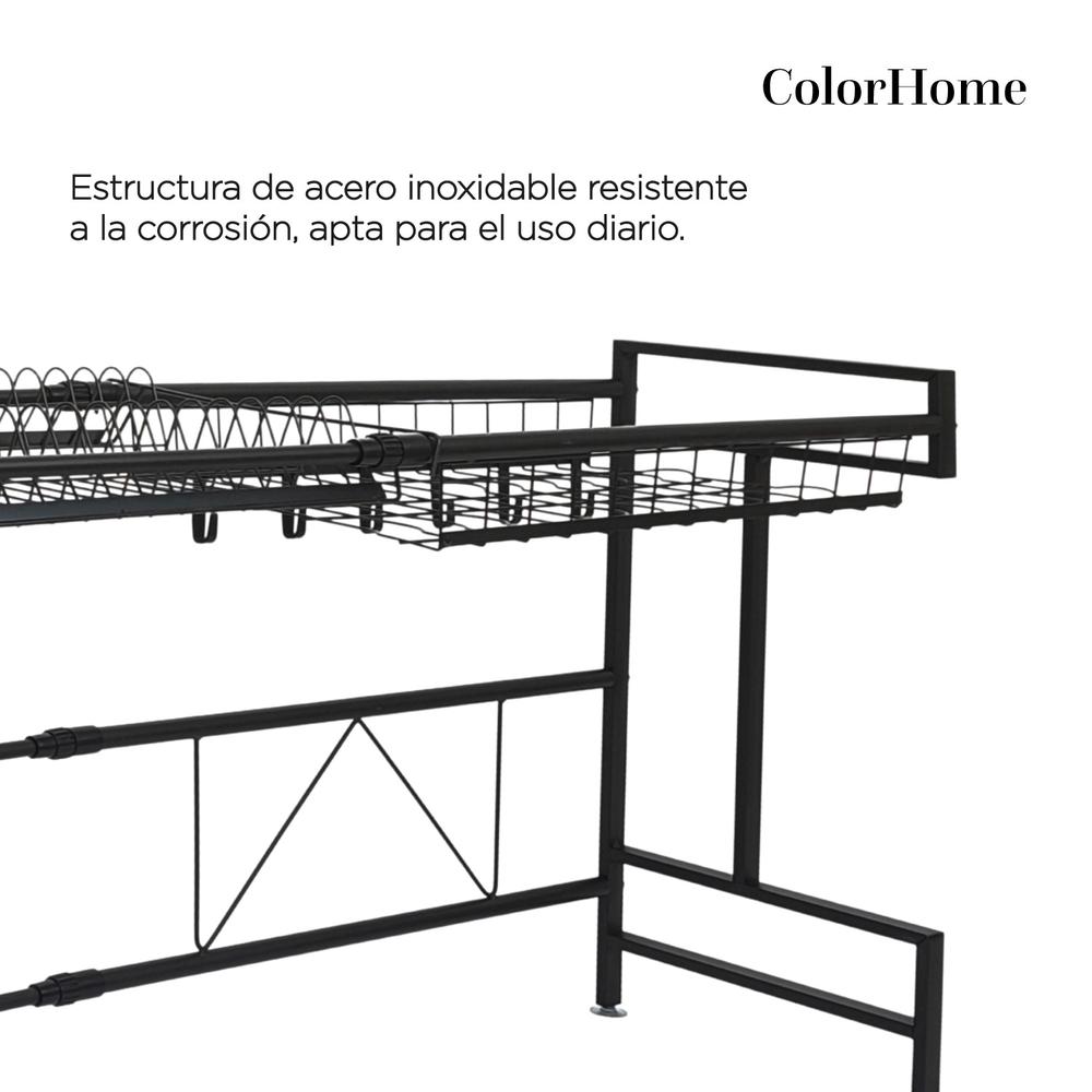 Escurridor De Platos Acero Inoxidable Para Fregadero