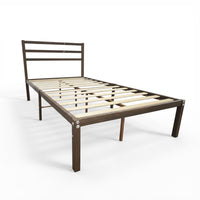 Thumbnail for Base Cama Individual Metal y Madera Minimalista Resistente