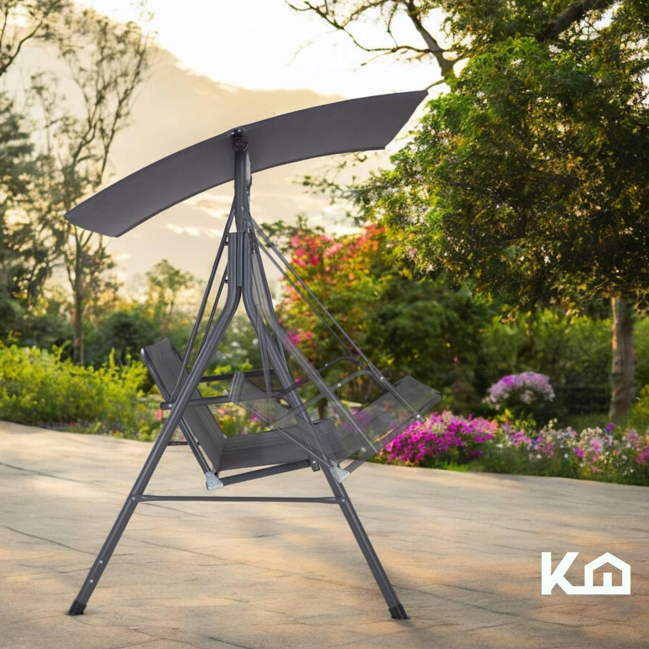 Mecedora Columpio Para Dos Personas Jardin Banca Mecedora Columpio