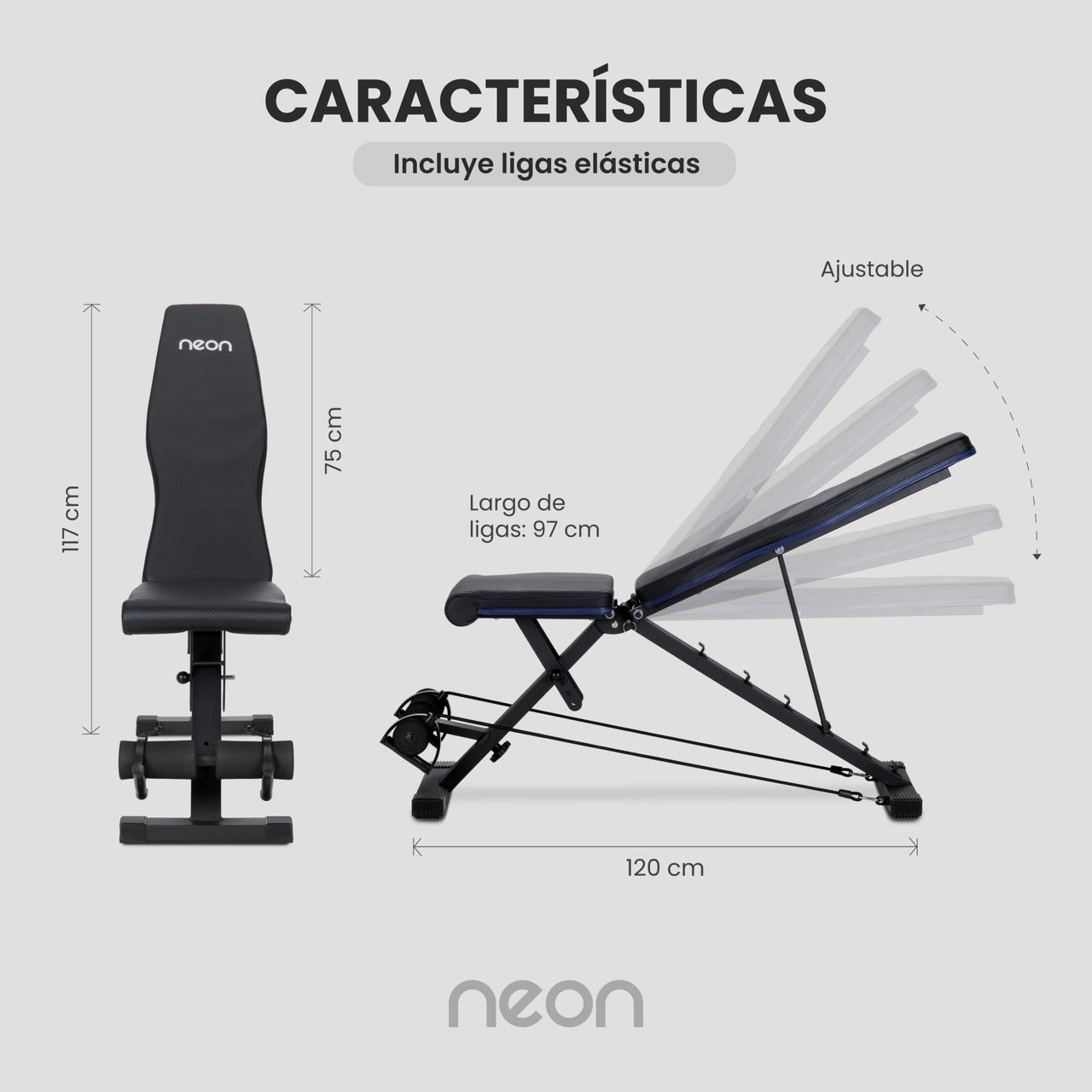 Banco De Ejercicio Plegable Multiposiciones Gimnasio Pesas