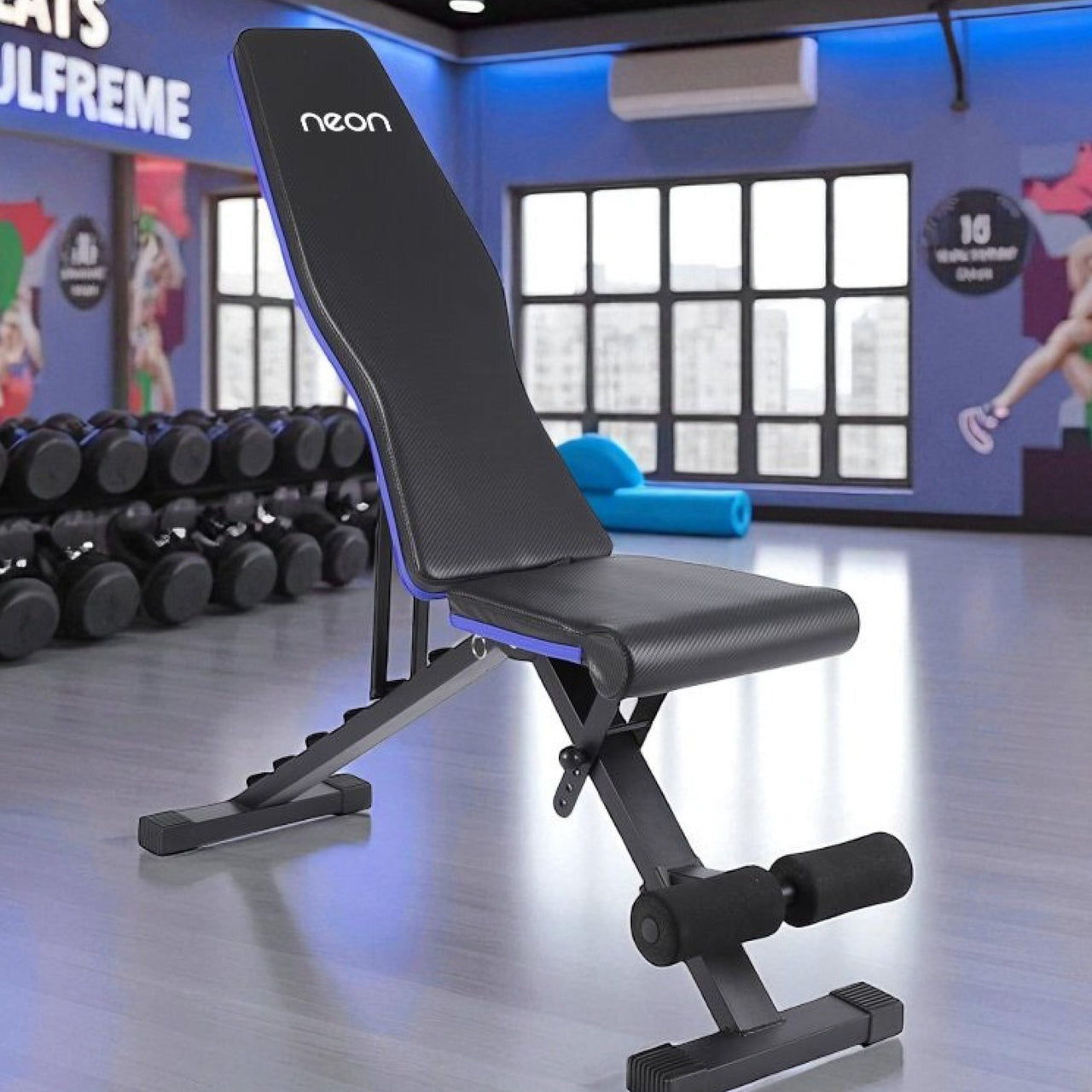 Banco De Ejercicio Plegable Multiposiciones Gimnasio Pesas