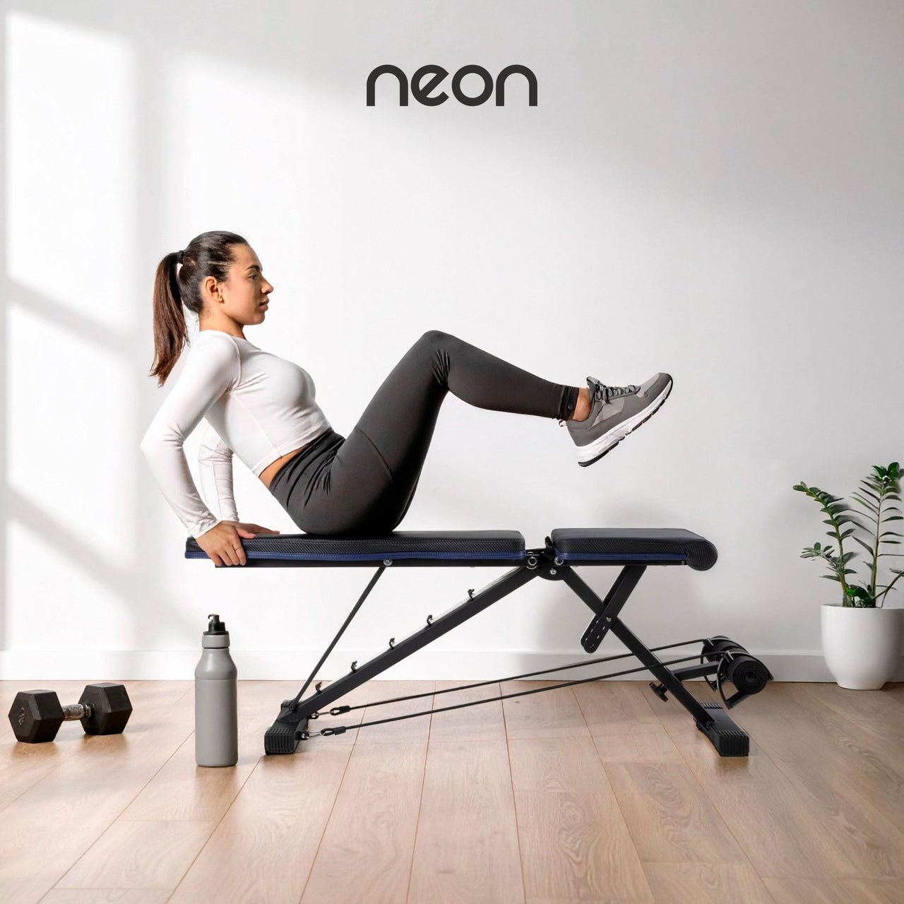 Banco De Ejercicio Plegable Multiposiciones Gimnasio Pesas