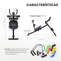 Thumbnail for Banco Ejercicio Multifuncional Plegable Abdominales Monitor