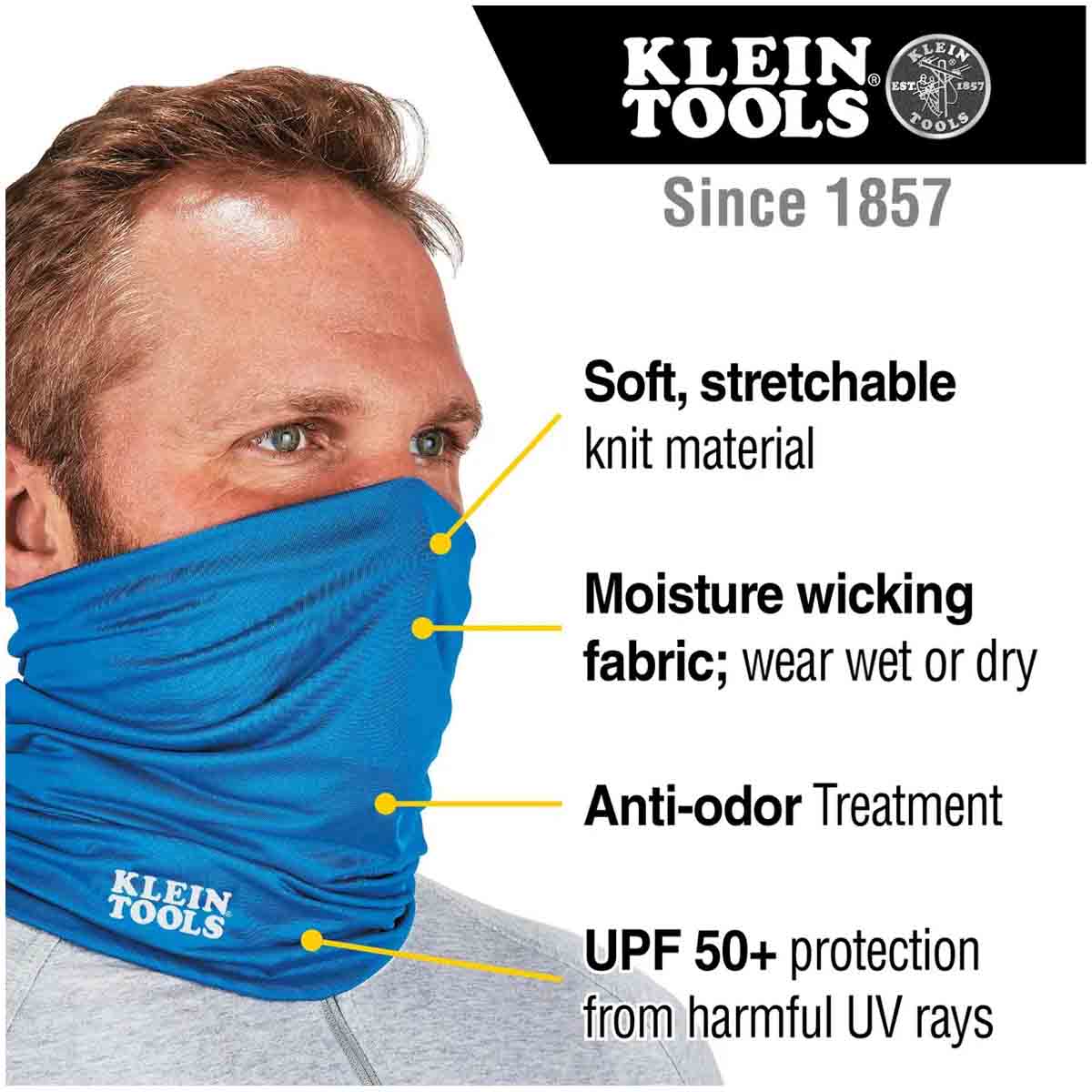 Banda De Tela Para Enfriamiento De Cuello Y Cara Klein Tools