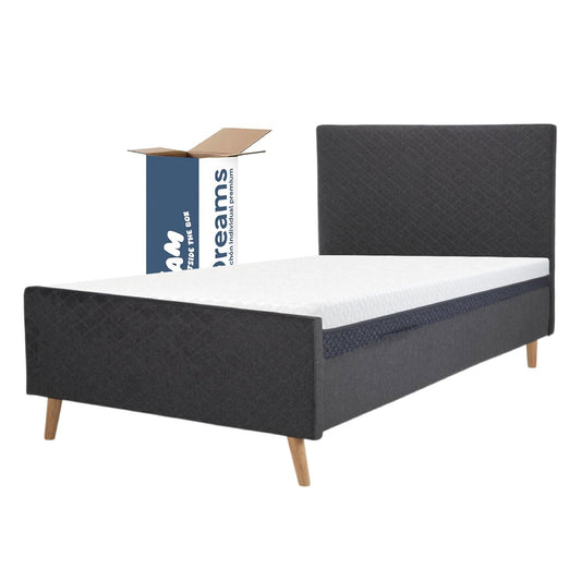 Base Cama Con Bordes Altos + Colchón Premium IndividualBEDFLEX - SINGLED