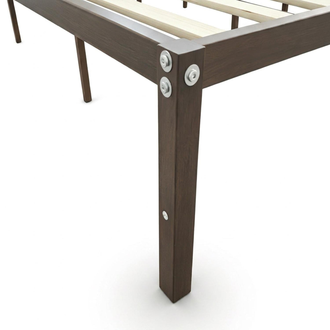 Base Cama Individual Metal y Madera Minimalista Resistente