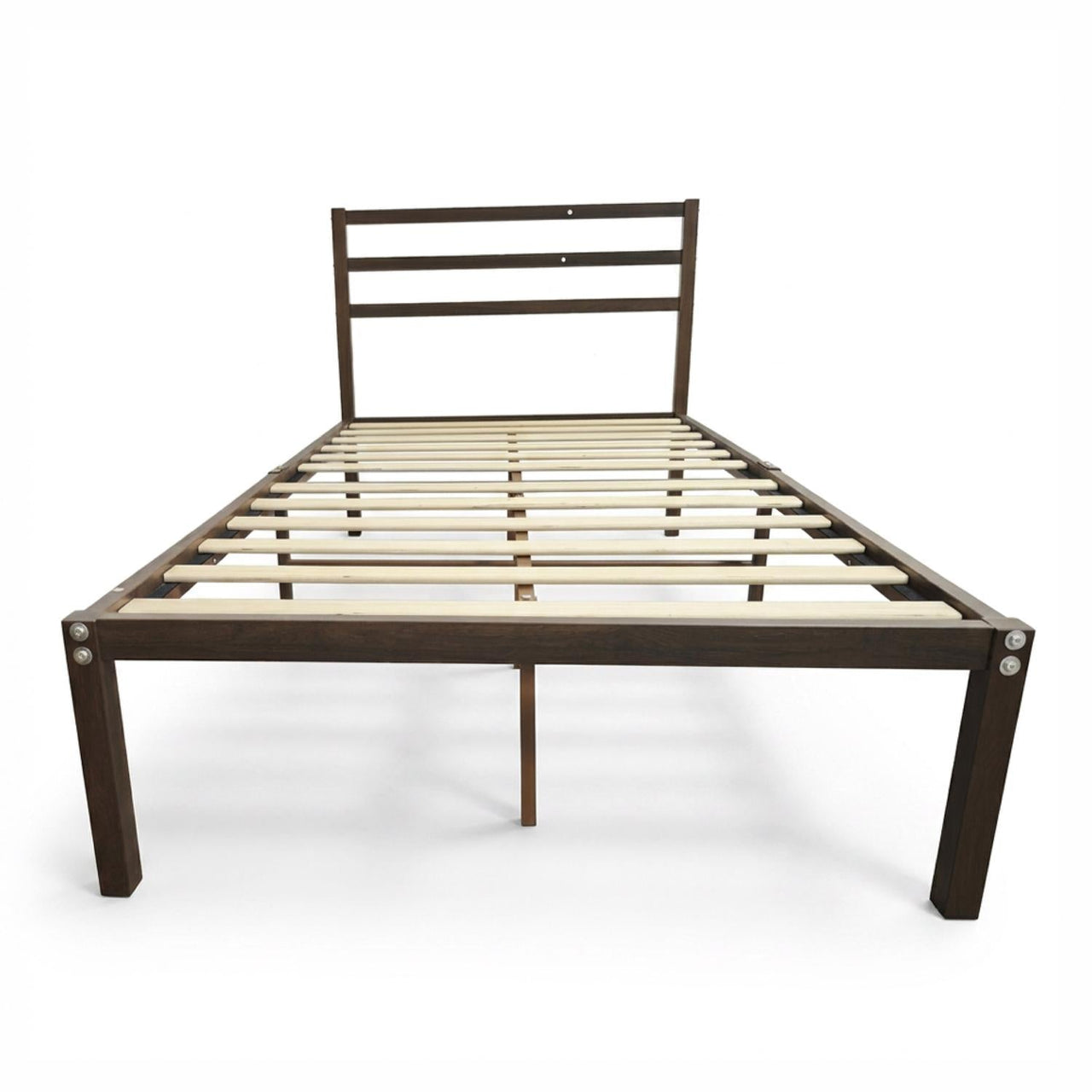 Base Cama Individual Metal y Madera Minimalista Resistente