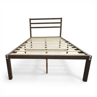 Thumbnail for Base Cama Individual Metal y Madera Minimalista Resistente