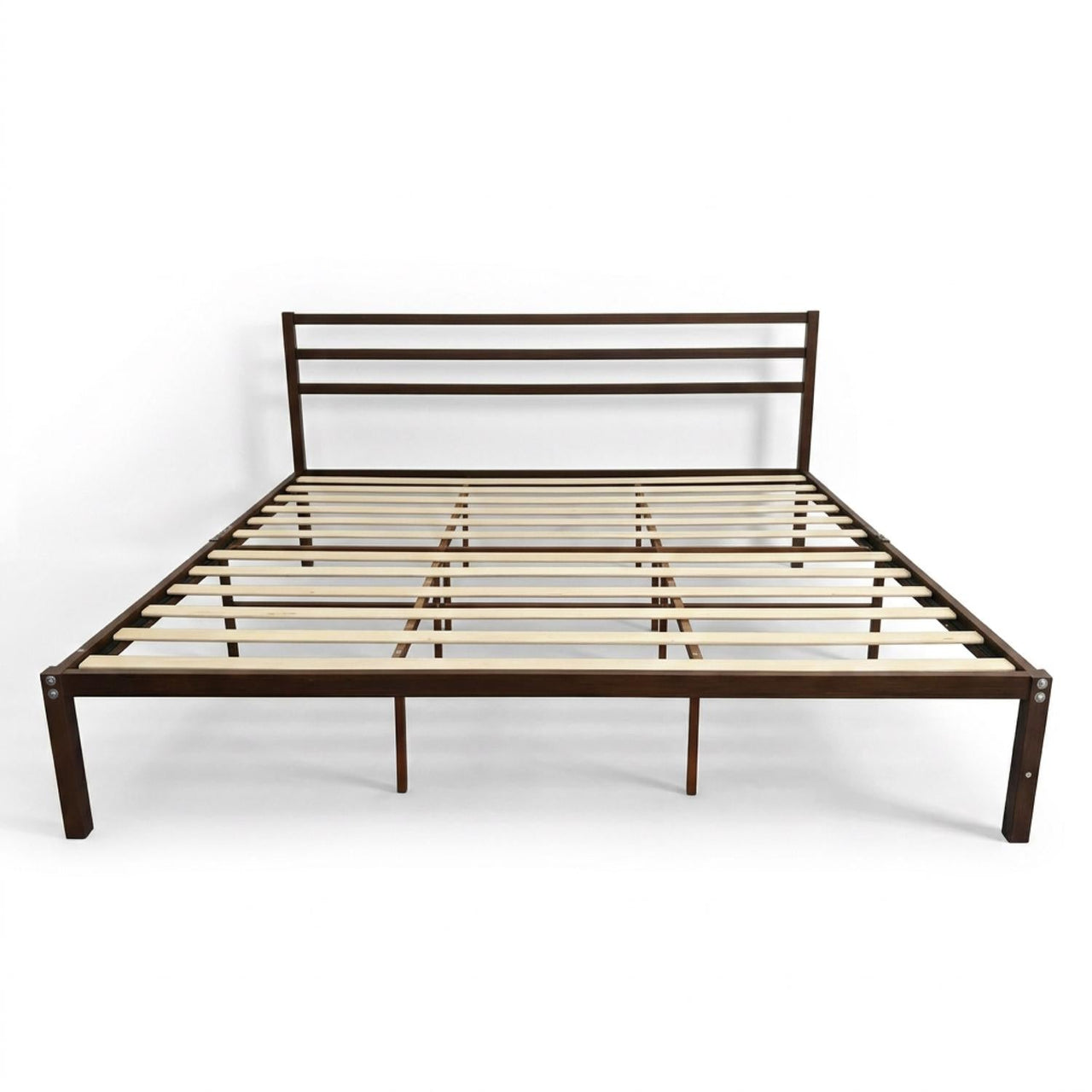 Base Cama King Size Metal y Madera Minimalista Resistente