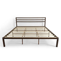 Thumbnail for Base Cama King Size Metal y Madera Minimalista Resistente