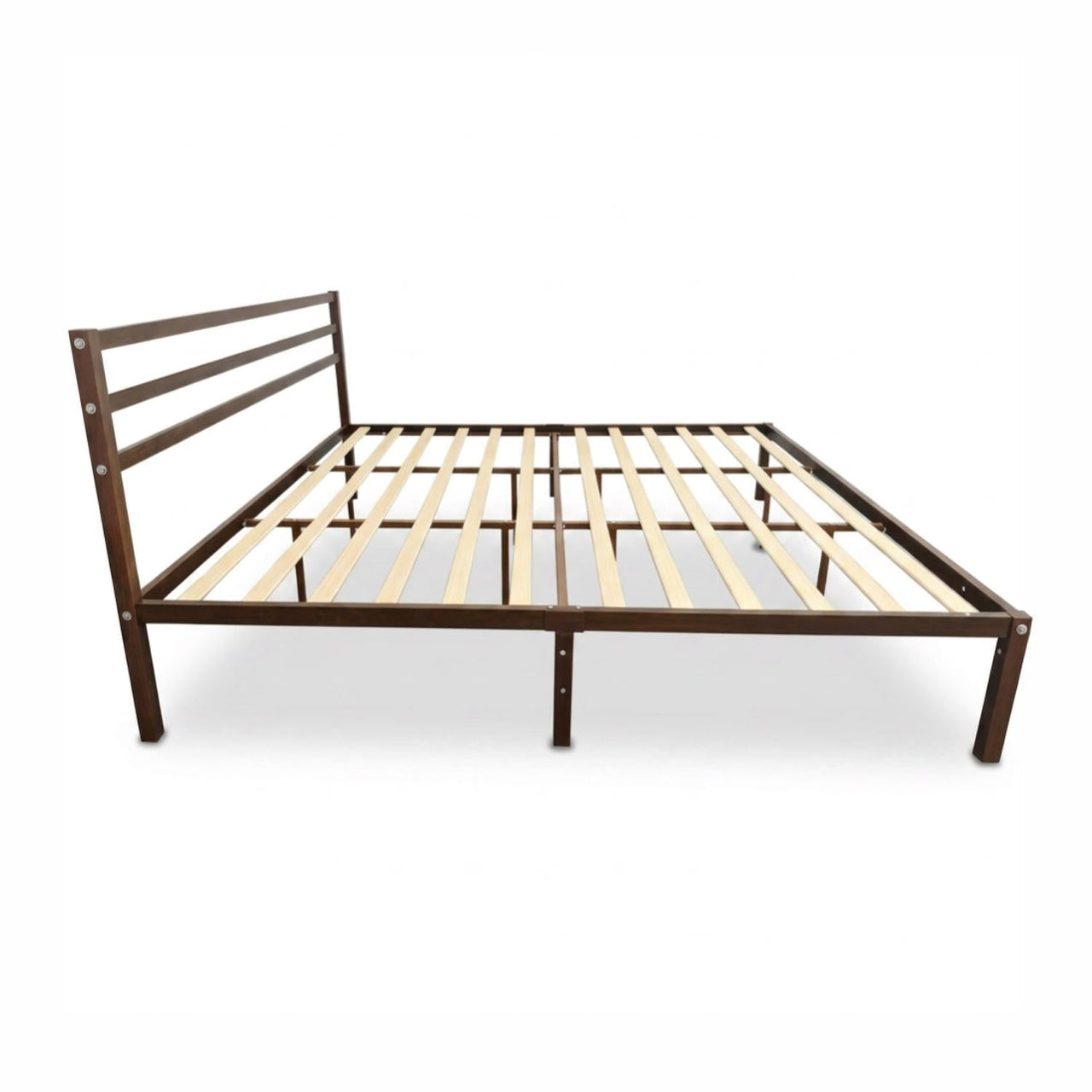 Base Cama King Size Metal y Madera Minimalista Resistente