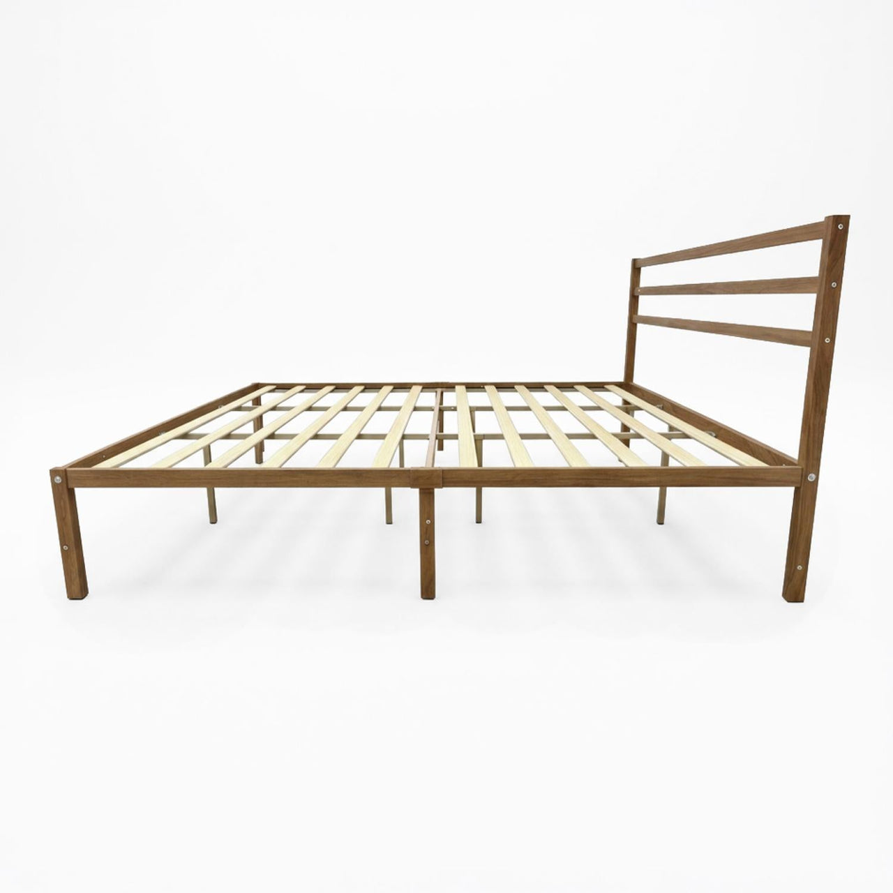 Base Cama King Size Metal y Madera Minimalista Resistente