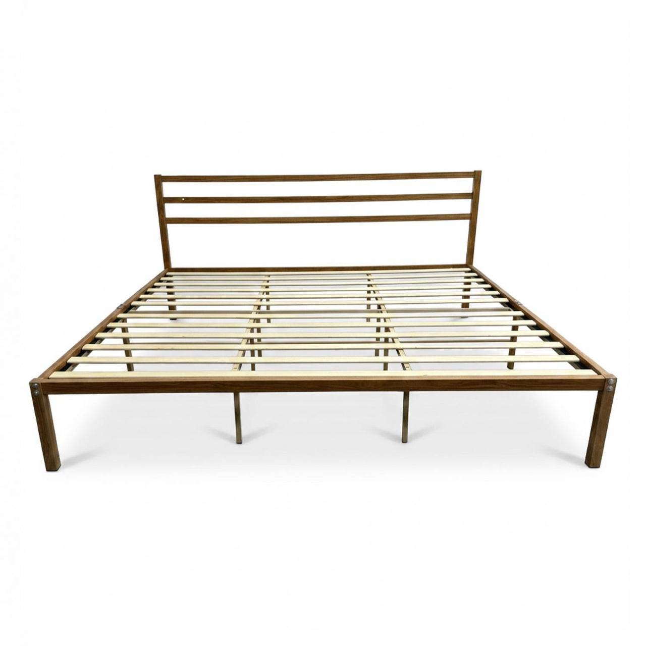 Base Cama King Size Metal y Madera Minimalista Resistente