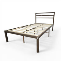 Thumbnail for Base Cama Metal y Colchón Individual 100x190 cm Memory Foam