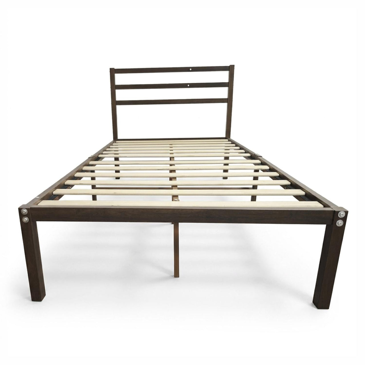 Base Cama Metal y Colchón Individual 100x190 cm Memory Foam