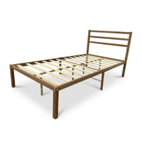 Thumbnail for Base Cama Metal y Colchón Individual 100x190 cm Memory Foam