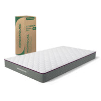 Thumbnail for Base Cama Metal y Colchón Individual 100x190 cm Memory Foam