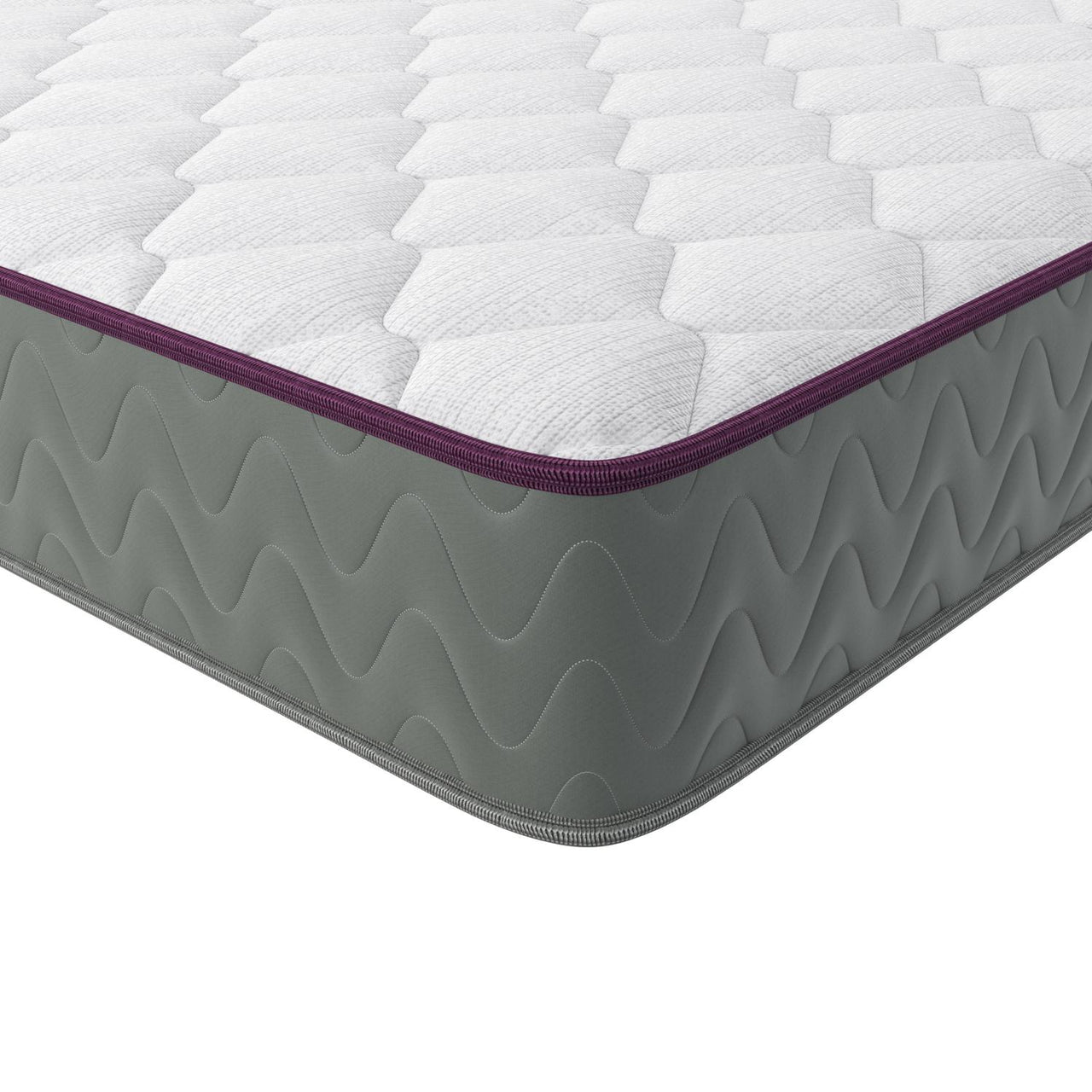 Base Cama Metal y Colchón Individual 100x190 cm Memory Foam