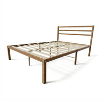 Thumbnail for Base Cama Metal y Colchón Matrimonial 135x190 cm Memory Foam