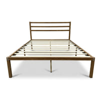 Thumbnail for Base Cama Metal y Colchón Matrimonial 135x190 cm Memory Foam