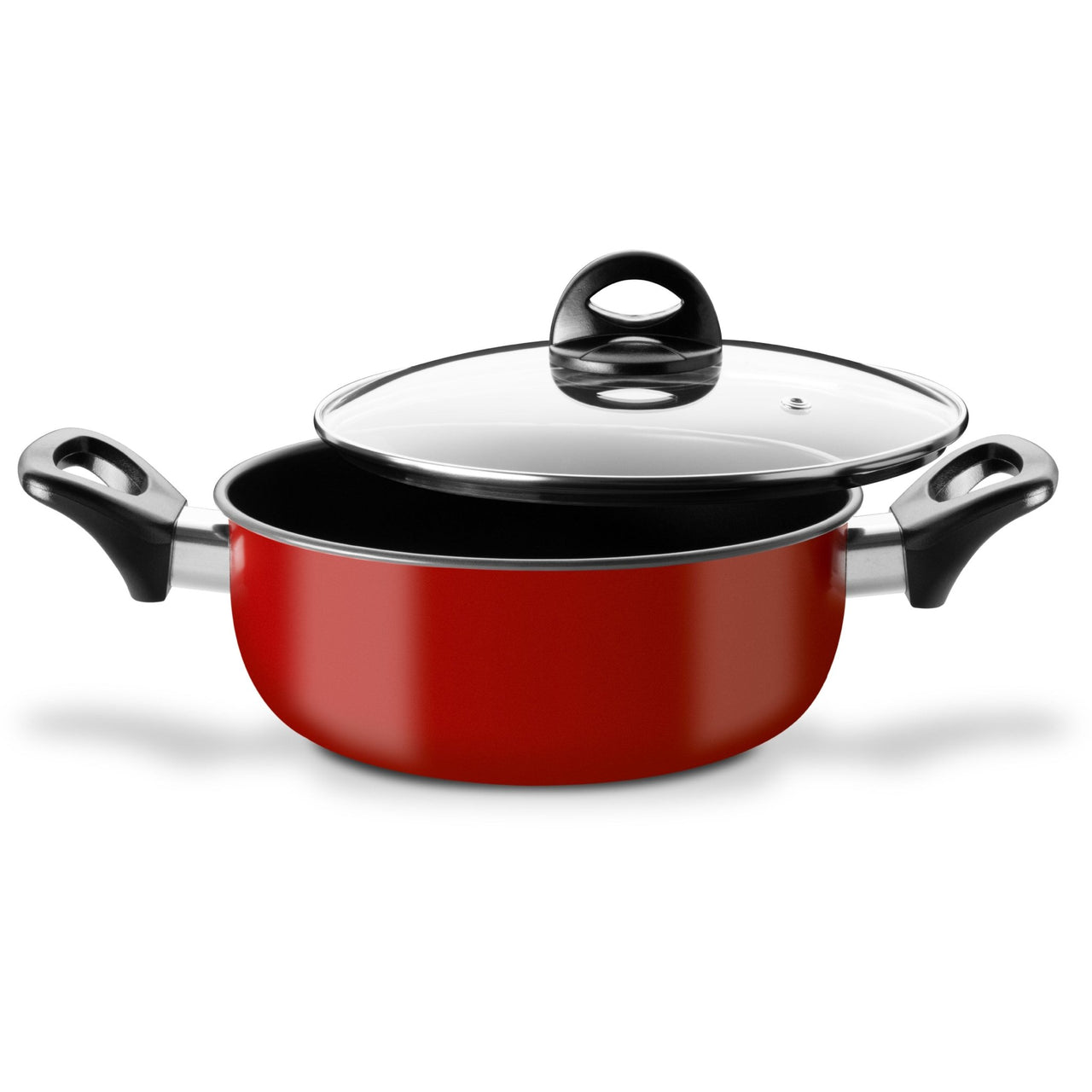 Batería de 5 Cacerolas de Acero de Carbono Antiadherente