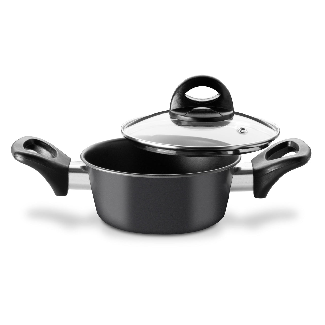 Batería de 5 Cacerolas de Acero de Carbono Antiadherente