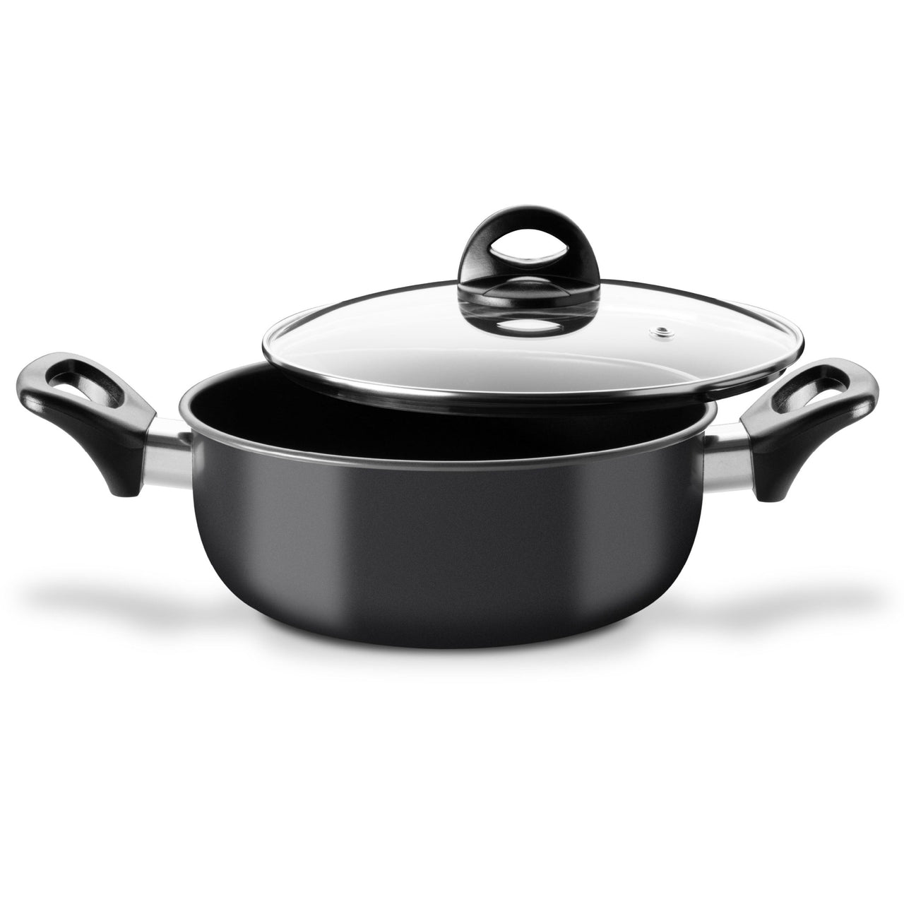 Batería de 5 Cacerolas de Acero de Carbono Antiadherente