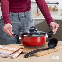 Thumbnail for Batería de 5 Cacerolas de Acero de Carbono Antiadherente