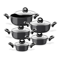 Thumbnail for Batería de 5 Cacerolas de Acero de Carbono Antiadherente
