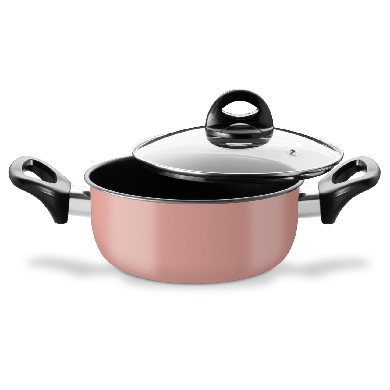 Batería de 5 Cacerolas de Acero de Carbono Antiadherente