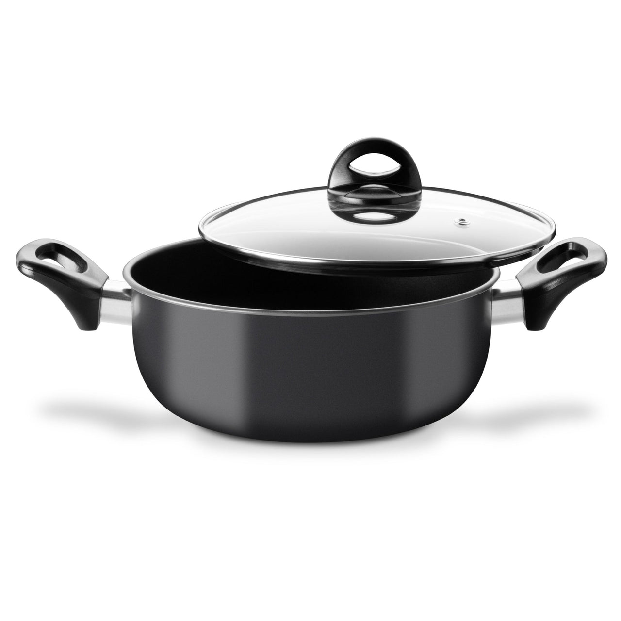 Batería de 5 Cacerolas de Acero de Carbono Antiadherente