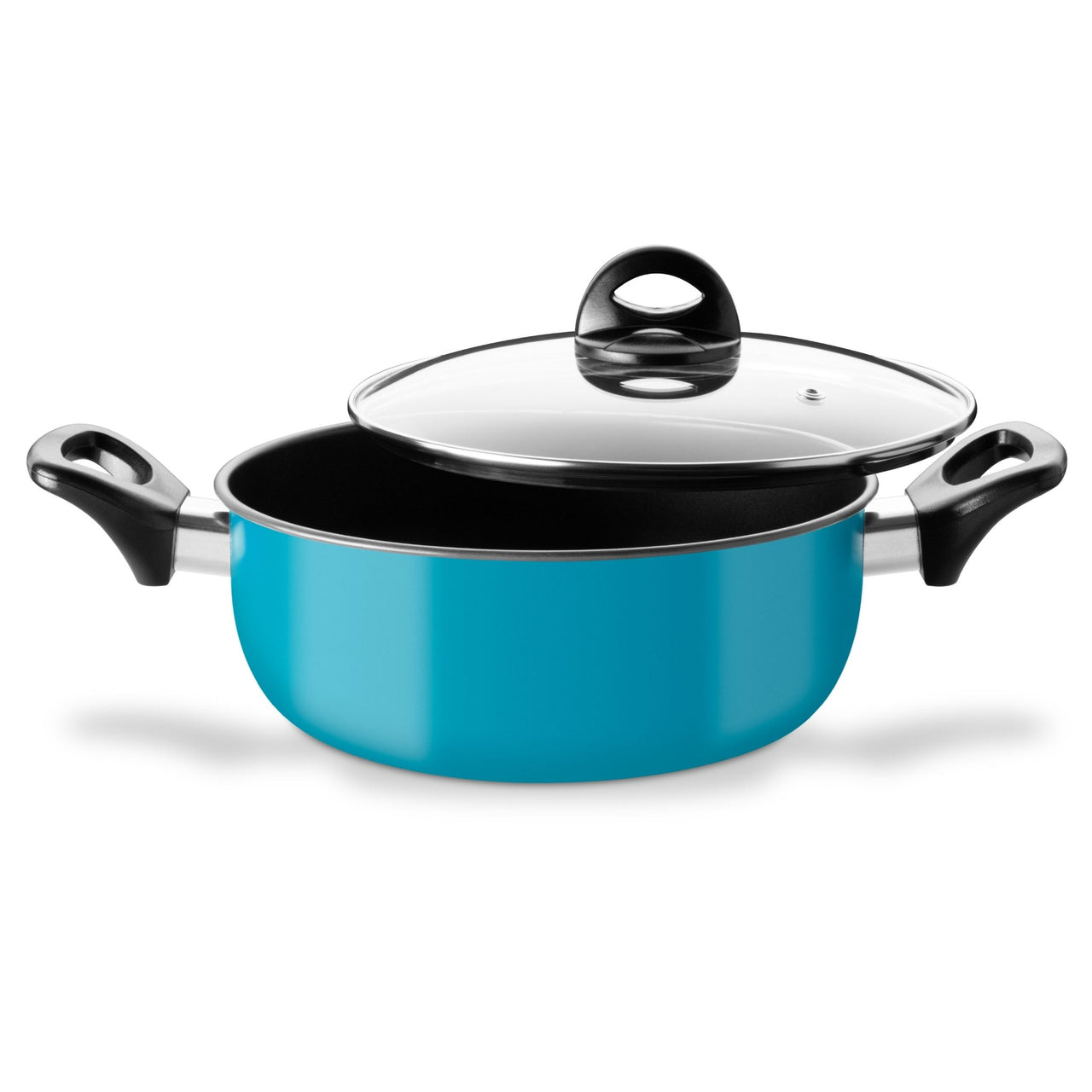 Batería de 5 Cacerolas de Acero de Carbono Antiadherente