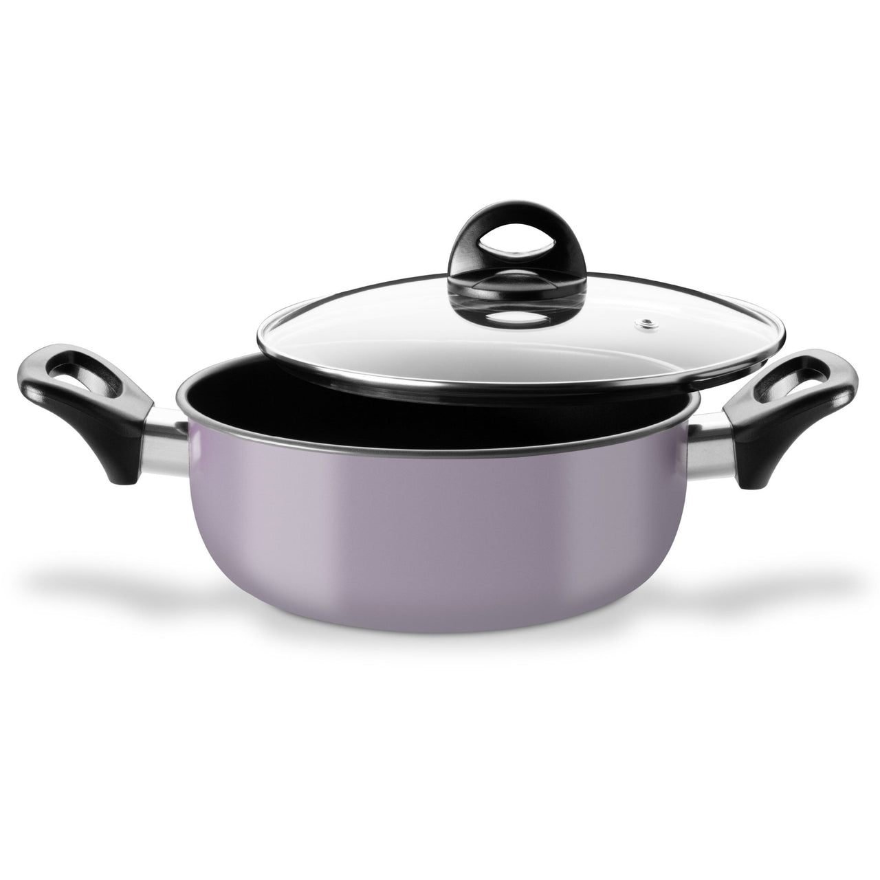 Batería de 5 Cacerolas de Acero de Carbono Antiadherente