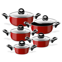 Thumbnail for Batería de 5 Cacerolas de Acero de Carbono Antiadherente