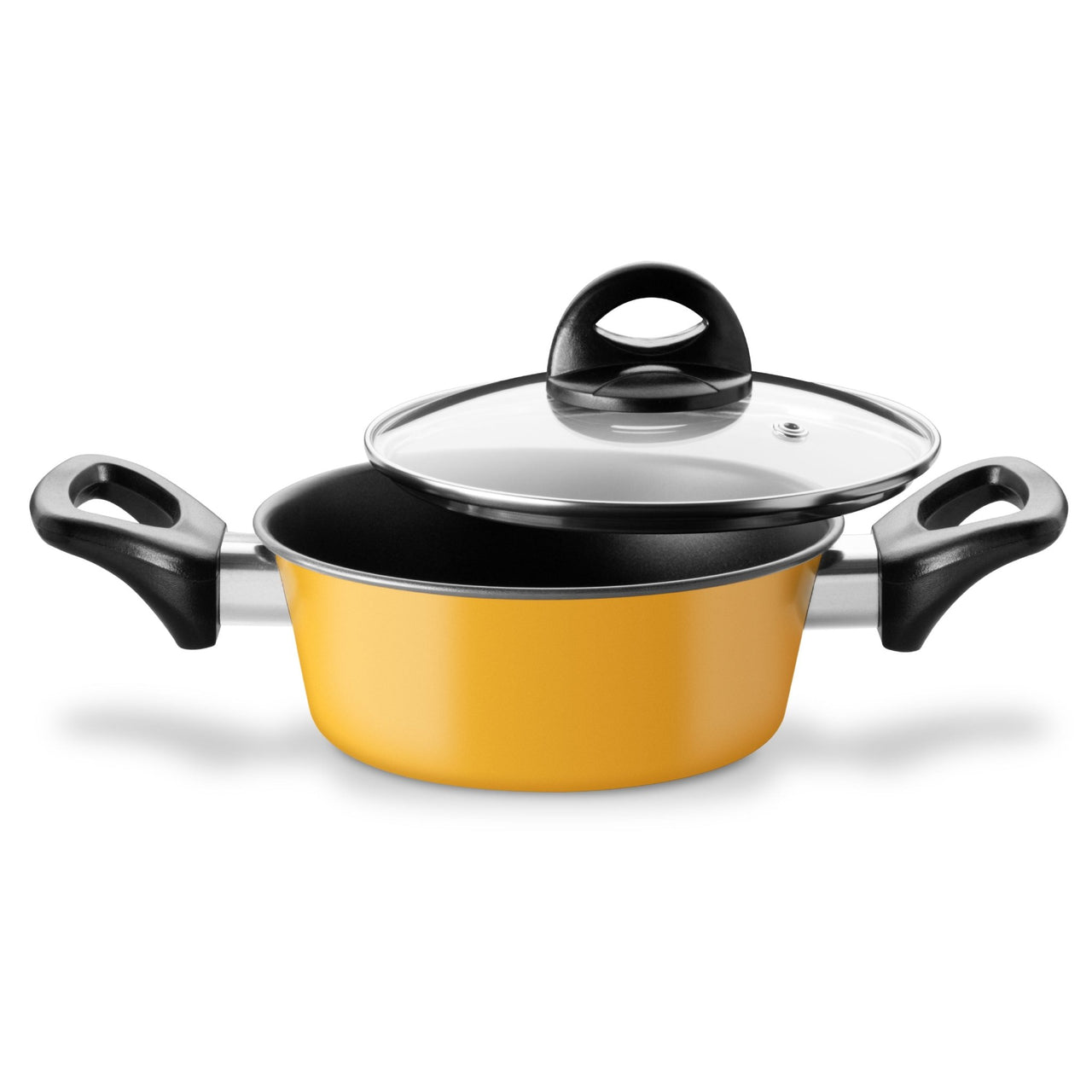 Batería de 5 Cacerolas de Acero de Carbono Antiadherente