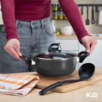 Thumbnail for Batería de 5 Cacerolas de Acero de Carbono Antiadherente