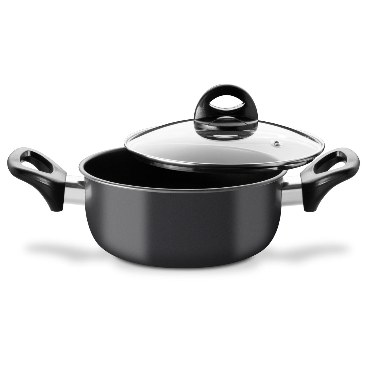 Batería de 5 Cacerolas de Acero de Carbono Antiadherente