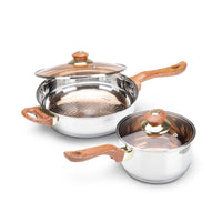 Thumbnail for Batería de Cocina 11 Piezas Acero Tricapa Inoxidable