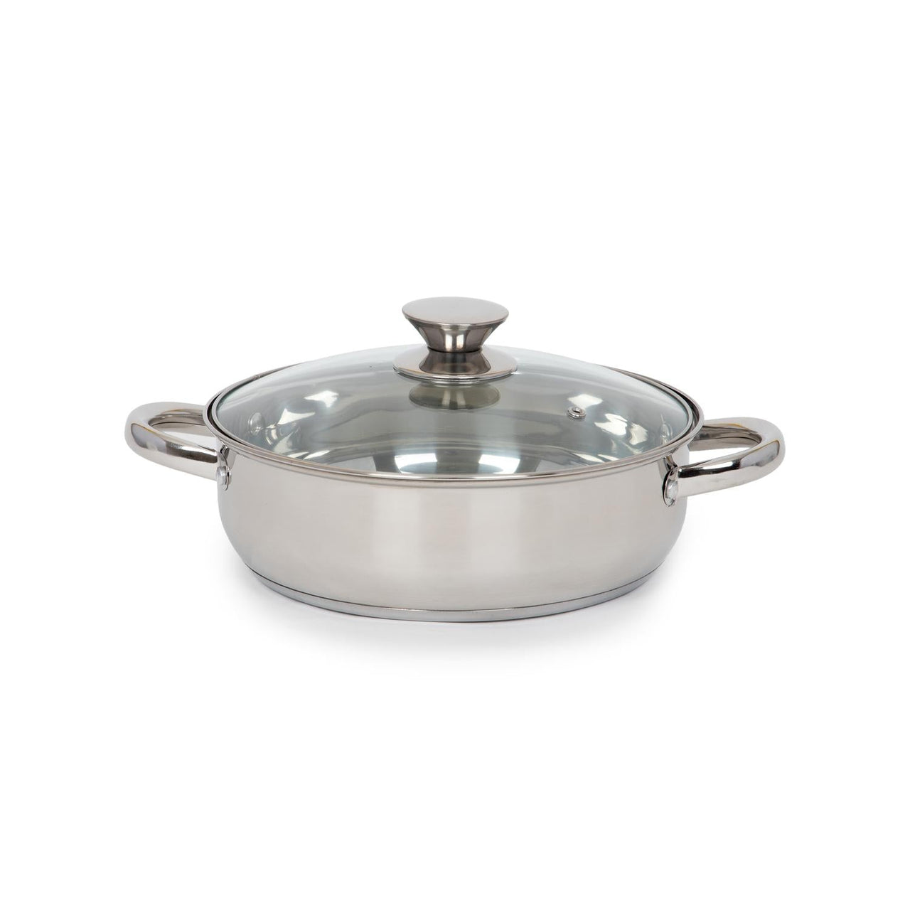 Bateria De Cocina 7 Piezas Acero Inoxidable Tricapa Colorhome