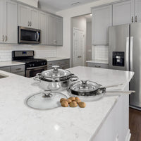 Thumbnail for Bateria De Cocina 7 Piezas Acero Inoxidable Tricapa Colorhome